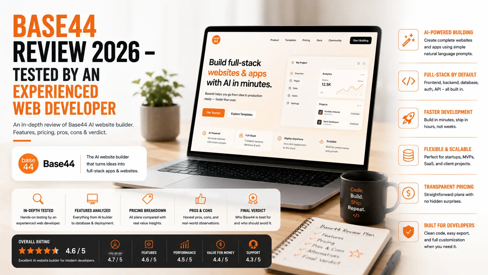 Base44 Review 2026 – AI app builder